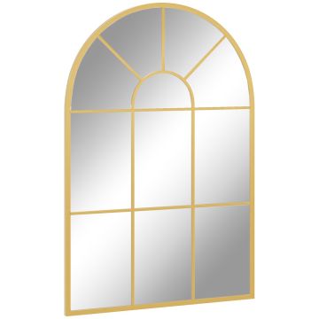 Lustro Homcom 91x2x60cm., kolor złoty
