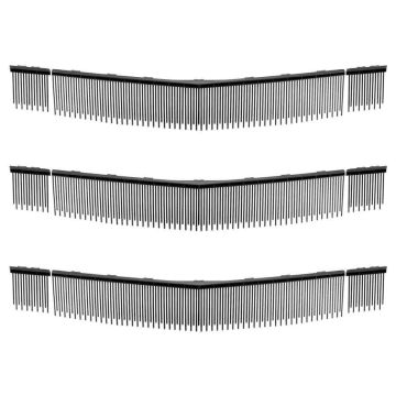 Lawn sweeper brush replacements VEVOR 919-003B, 3 pcs, Black, 75.5 × 10.5 cm