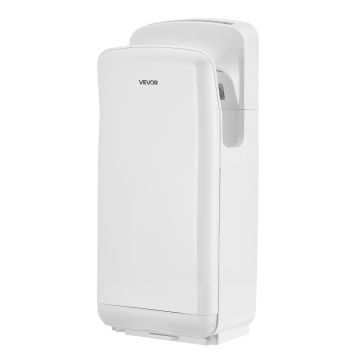 Vertical hand dryer VEVOR SS6, HEPA H11, White, 30 × 22 × 69 cm