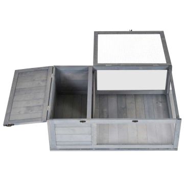 Turtle cage PawHut 91x60.5x32cm., gray