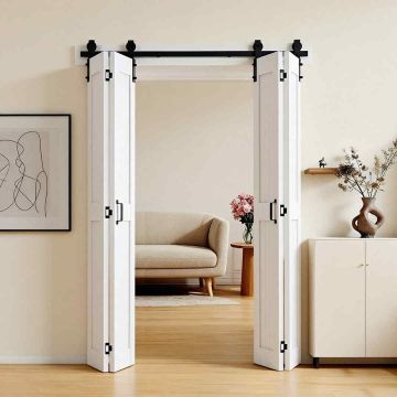 Drzwi wewnętrzne VEVOR GC11-48*84, 4 panele, 1219 × 2134 × 35 mm