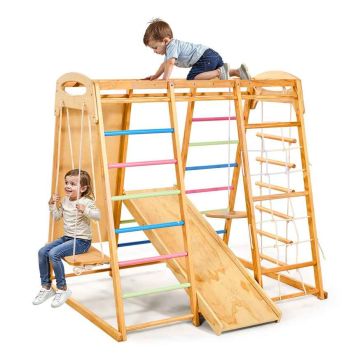 Zestaw do zabawy w pomieszczeniu VEVOR SX20211009, 9 w 1, 147 × 120 × 143 cm