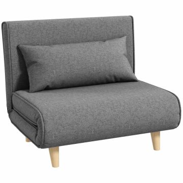 Sofa pojedyncza z funkcją spania, 6 pozycji oparcia, 94 × 80 × 78 cm