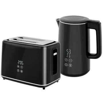 Kettle and toaster set, 2 pieces