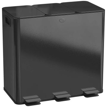Kitchen trash can, 3 × 20 l, 61.9 × 36.6 × 56.7 cm