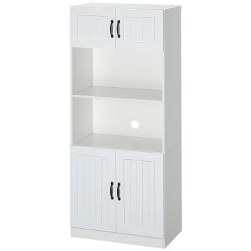 Kitchen cabinet Homcom 70x40x170cm., white