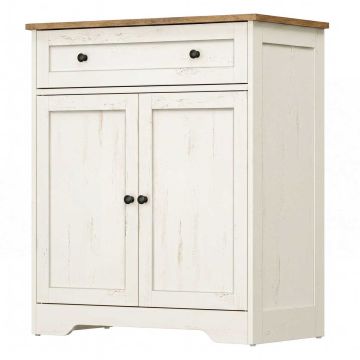 Kitchen cabinet VASAGLE LSC521WJ01, With drawers, shelves and doors, 72 × 80 × 40 cm