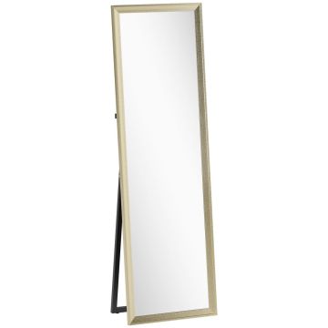 Lustro pełnopostaciowe, Złoto, 50 × 160 cm