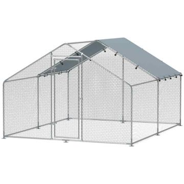Chicken coop aviary, 10–15 chickens, 300 × 340 × 190 cm