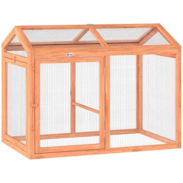 Chicken coop, with double doors, 104 × 70.5 × 84 cm
