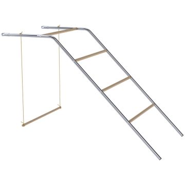 Chicken playpen, 4 perches, 82 × 150 × 110 cm