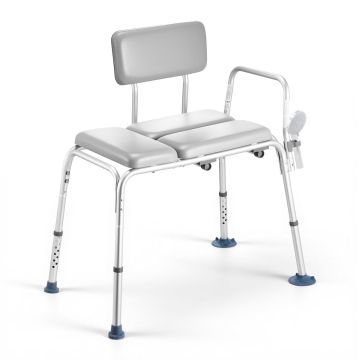 Bath transfer bench VEVOR FBL630264, Armrests and backrest, 81 × 93 × 54 cm