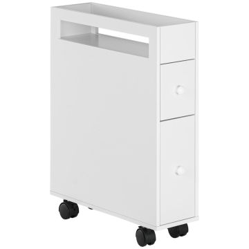 Szafka łazienkowa Homcom 16x49,5x66cm., biała