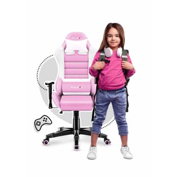 Fotel gamingowy dla dzieci HUZARO RANGER 6.0 Różowy