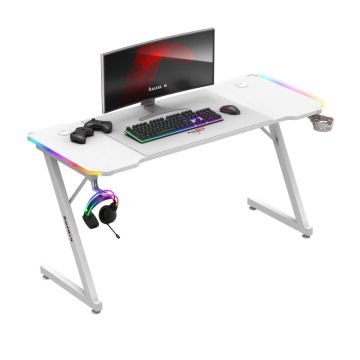 Gaming desk Hero 3.3 RGB White
