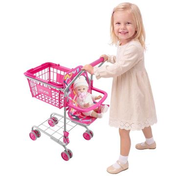 Toy shopping cart VEVOR FL9151-1, 2 levels, 15.5 × 42.6 × 41.5 cm