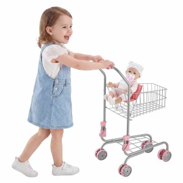Toy shopping cart VEVOR FL985-A, 2 levels, 23.5 × 39.5 × 31.5 cm