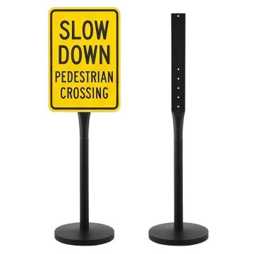 Zestaw słupków drogowych VEVOR DM-PK-2, 2 szt., Ø 340 × 1230 mm