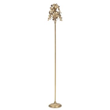 Candlestick Flowy, Gold, Ø 17 × 118 cm