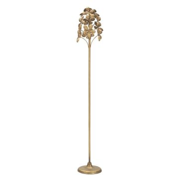 Candlestick Flowy, Gold, Ø 17 × 93 cm