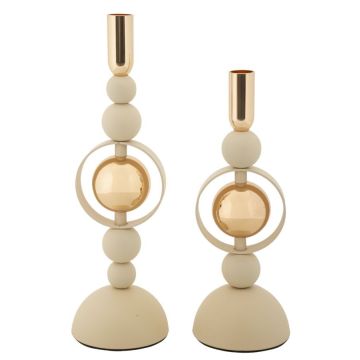Candlesticks "Saturn", 2 pcs, 10 × 27–33 × 10 cm