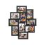 Photo frame collage 10 pictures Black