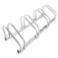 Bicycle rack for 4 bikes 26x100x32cm., silver color