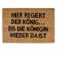 Doormat "Princess" 40x60 cm., brown