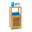 Bathroom shelf 80x36.5x33cm., light brown
