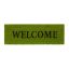 Wycieraczka "Welcome" 75x25 cm, zielona