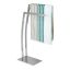 Towel rack 84x32x20cm., silver color