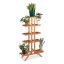 Flower stand with 5 shelves 142.5x83x28.5cm., light brown