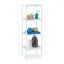 Bathroom shelf with 4 shelves 110x34.5x33cm., white