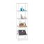 Bathroom shelf with 5 shelves 139.5x34.5x33cm., white
