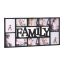 Collage of 10 photos 36.5x72x2cm., black color