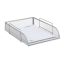 Writing instrument organizer 8.5x26x33.5 cm., silver color