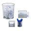 Set of 4 writing implement organizers, silver