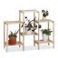 Flower stand with 6 shelves 70x89x27cm., light brown