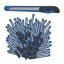 Set of 100 construction knives 1x1.8x13cm., blue/black/silver