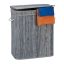 Laundry basket 63x55x35cm, 95L., gray/white