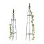 Set of 2 garden grills "Tower", dark green