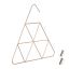 Clothes hanger, copper color
