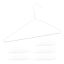 Clothes hangers 50pcs, white