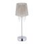 Table lamp 41x14.5cm., silver/gray color
