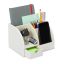 Writing instrument organizer with 1 compartment 13x19x15 cm., white