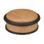 Door support in wood look, light brown color