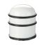 Stainless steel door stop, white