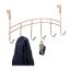 Door hanger with hooks, copper color