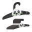 Clothes hangers 20pcs, black/white/green