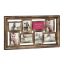 Collage of 8 photos 39.5x68x3cm., brown color